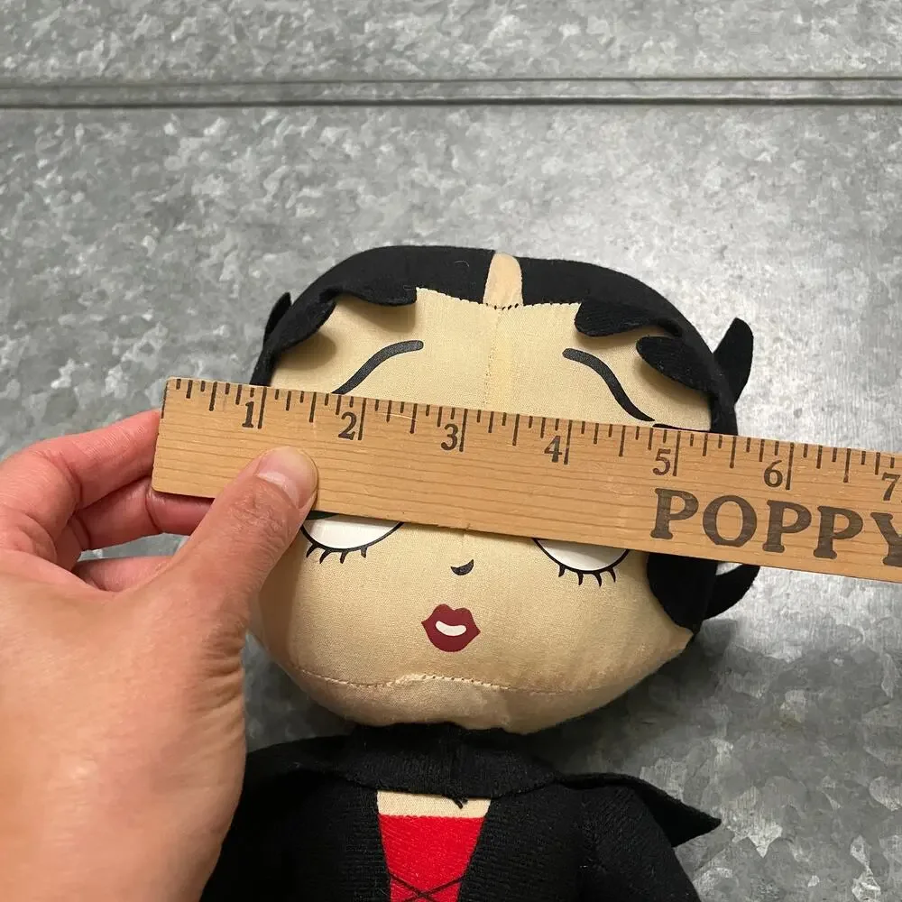Vintage Y2K Gothic Betty Betty Boop Doll Plush Toy Vampire Victorian Goth Grunge